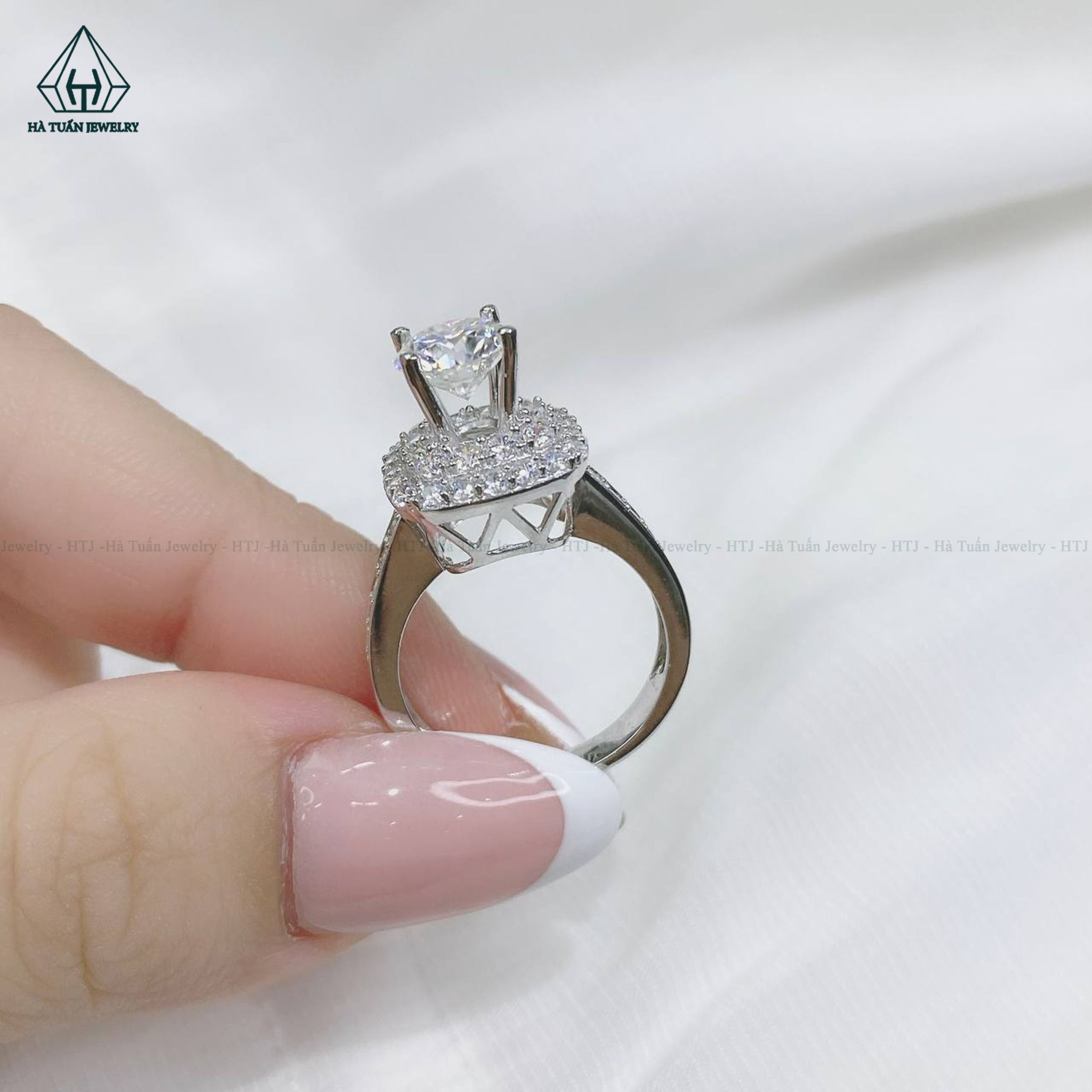 RX356 7.2mm Nhẫn nữ mặt vuông