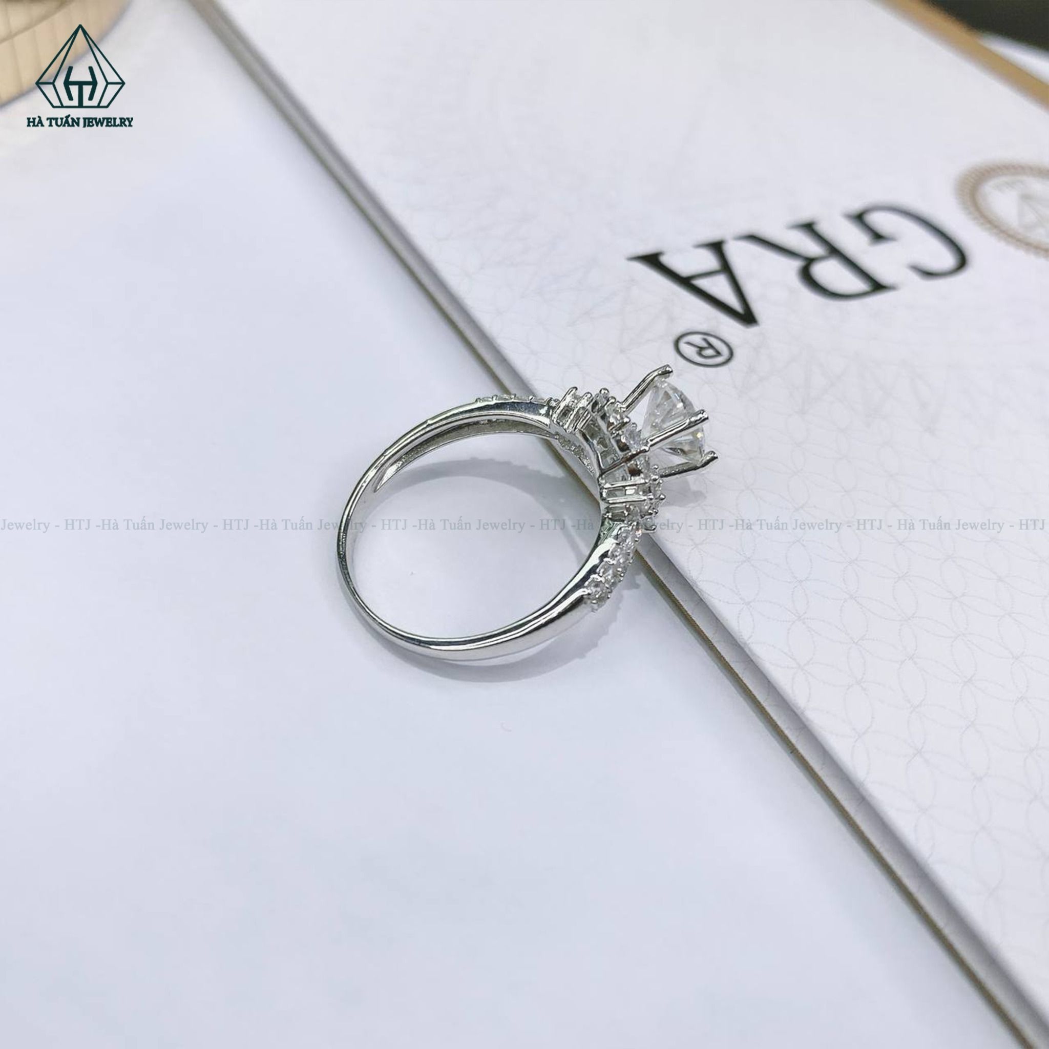 RX376 6.5mm Nhẫn nữ mặt tròn