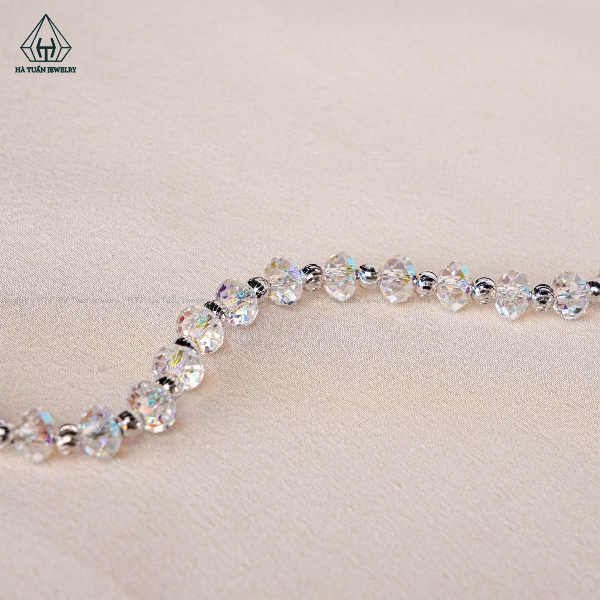 B799 Lắc tay pha lê 6mm