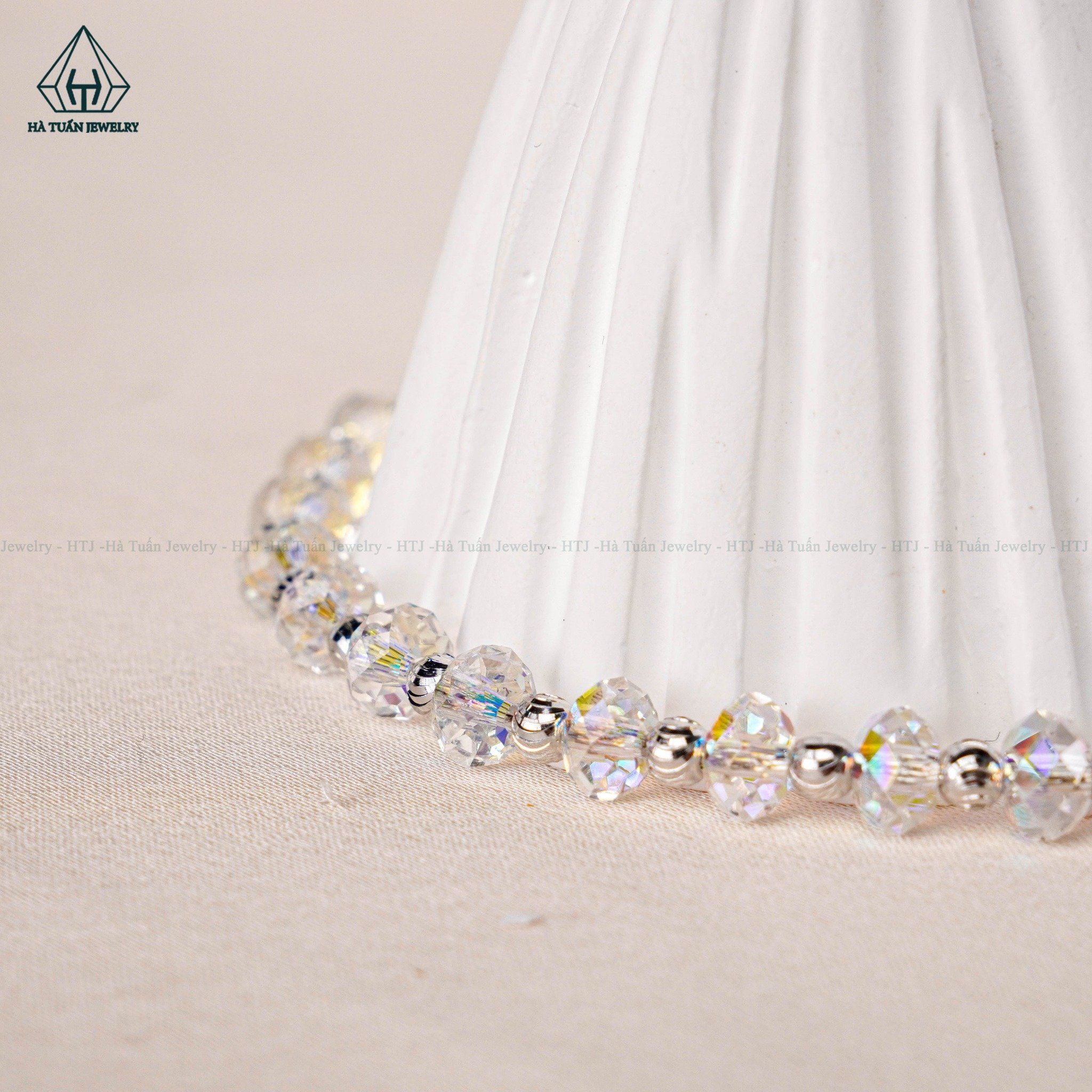 B799 Lắc tay pha lê 6mm