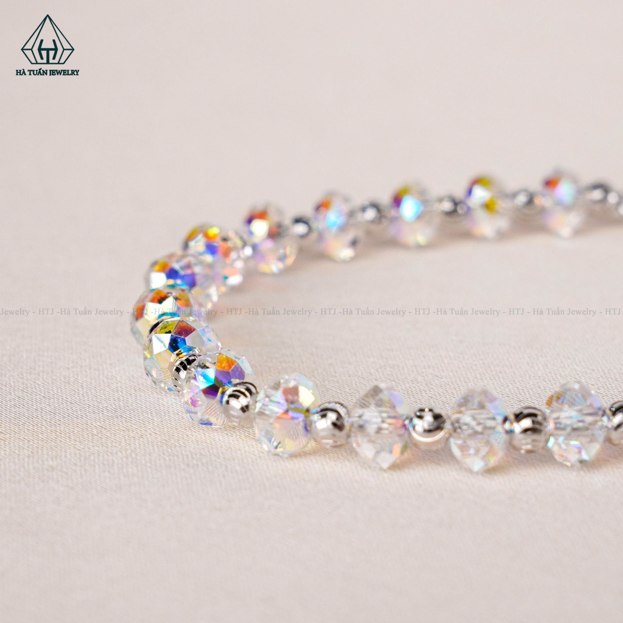B799 Lắc tay pha lê 6mm