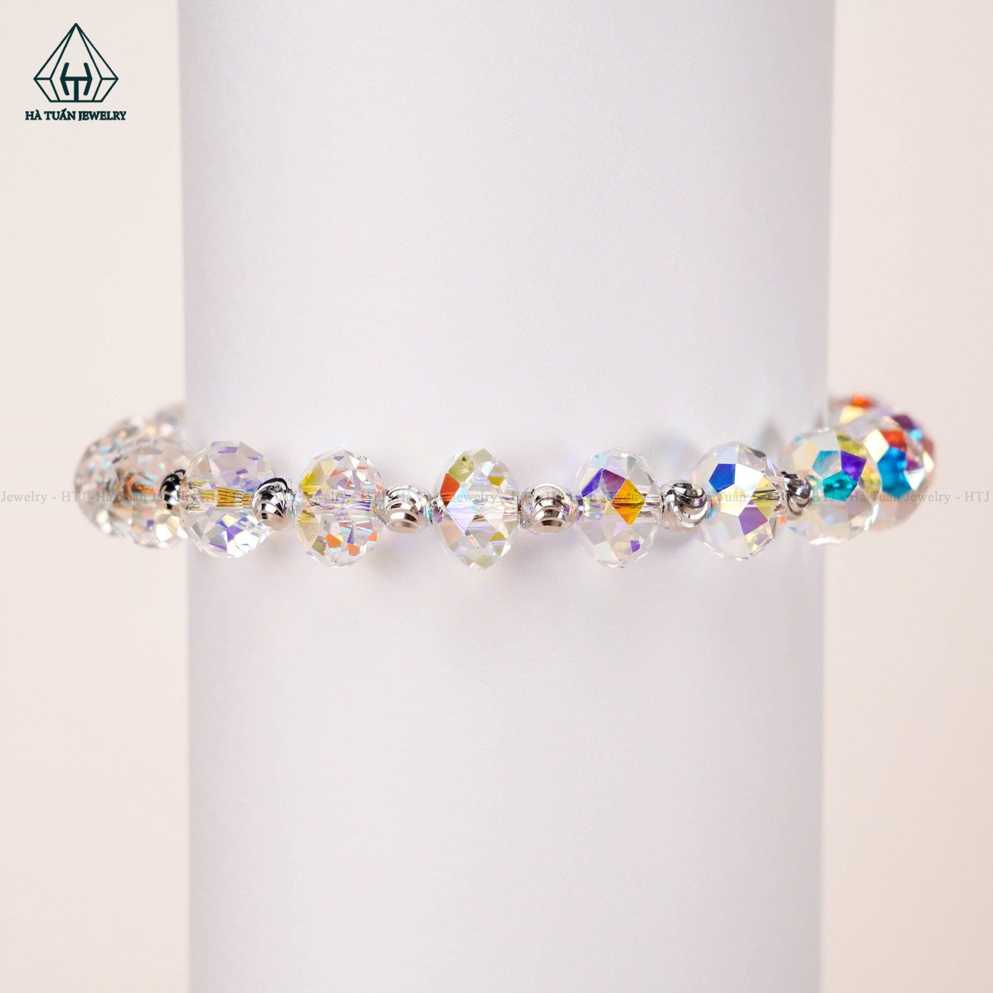 B799 Lắc tay pha lê 8mm