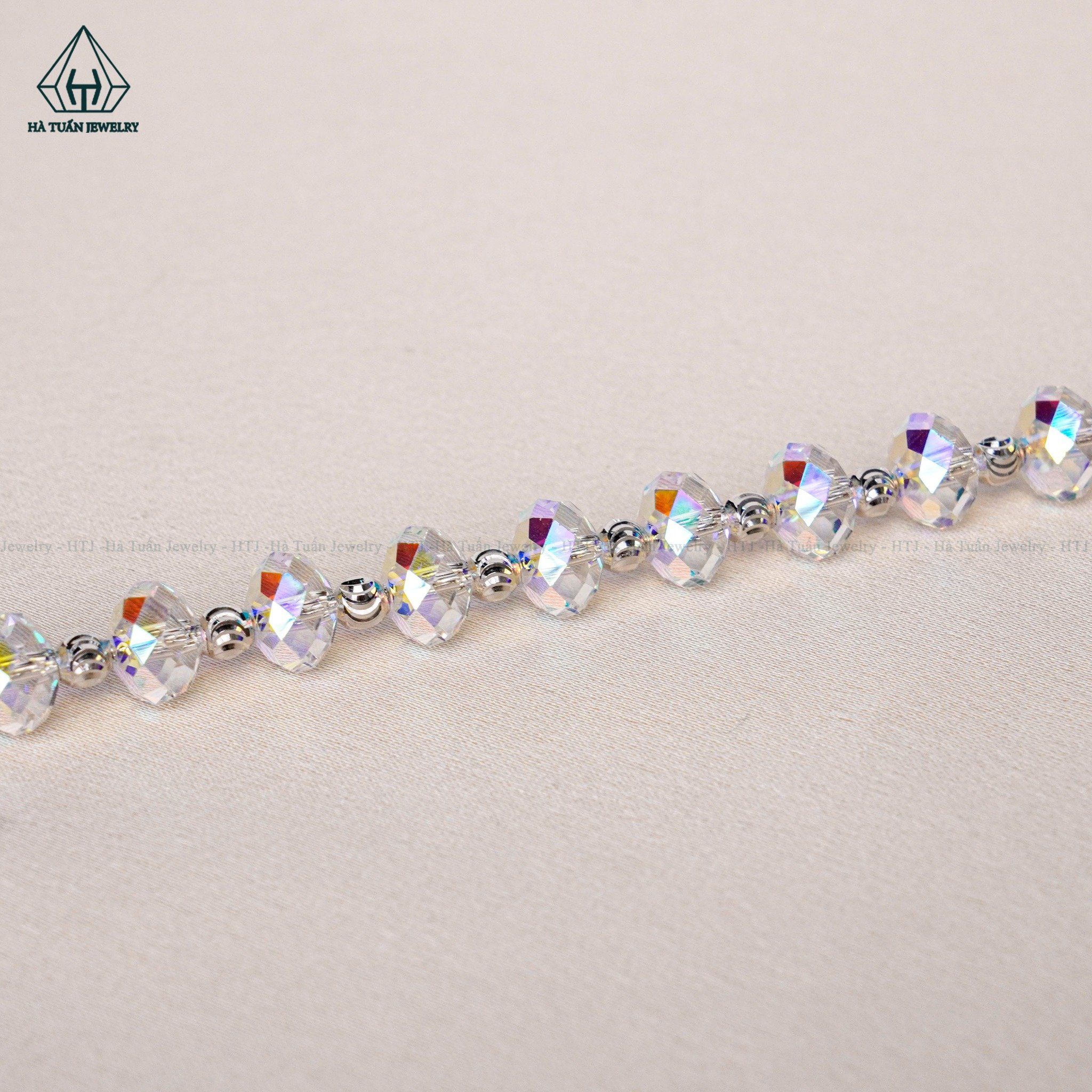 B799 Lắc tay pha lê 8mm