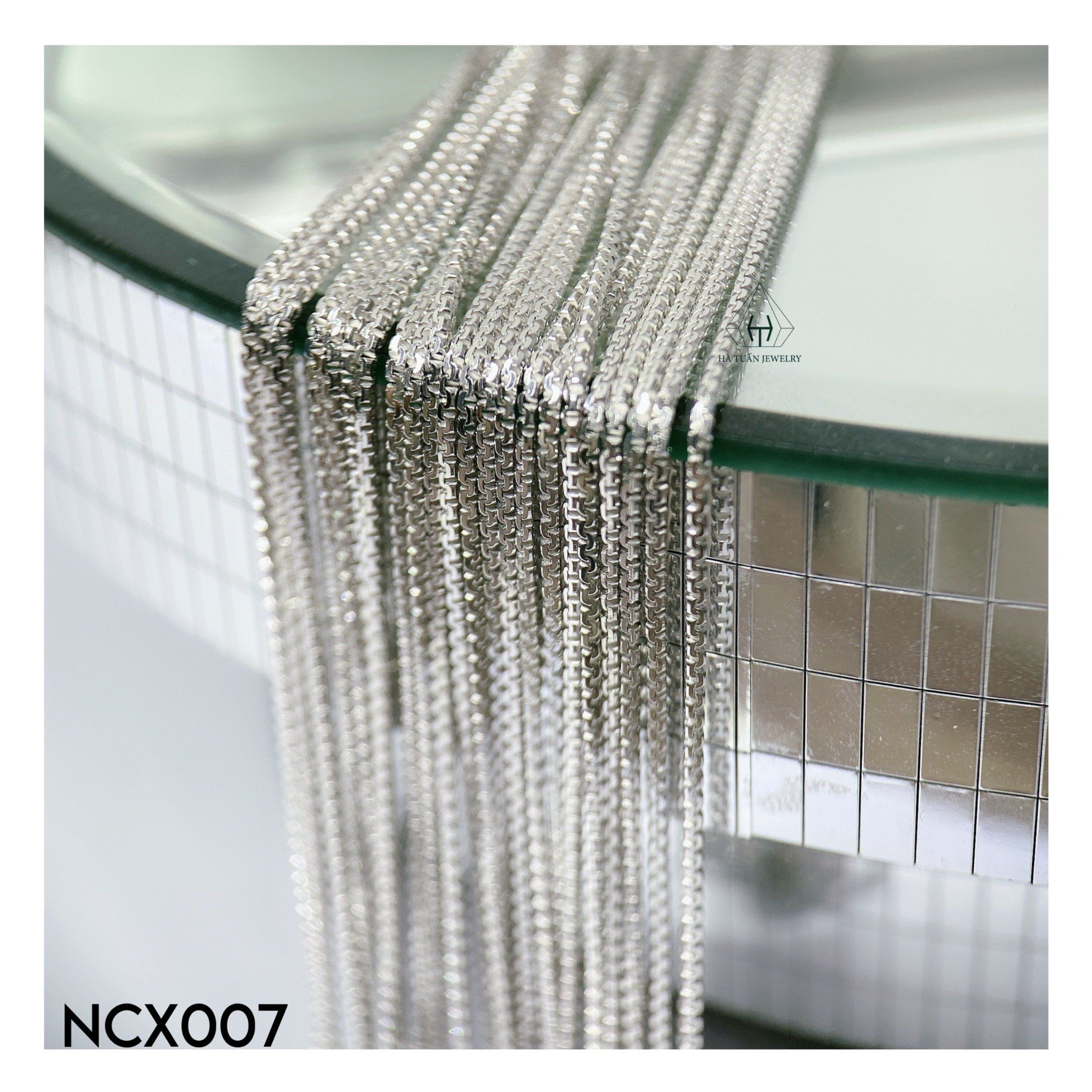 NCX007 1.2mm Dây chuyền hộp nhỏ