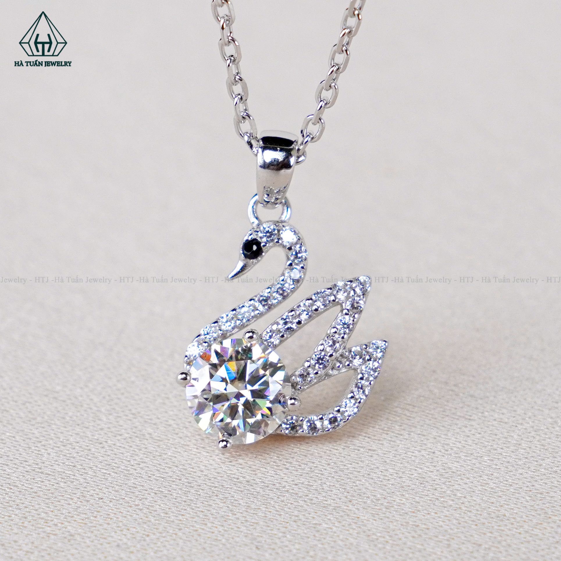 N594 Dây mặt liền thiên nga viên chủ MOIS 5mm (không mã cạnh)