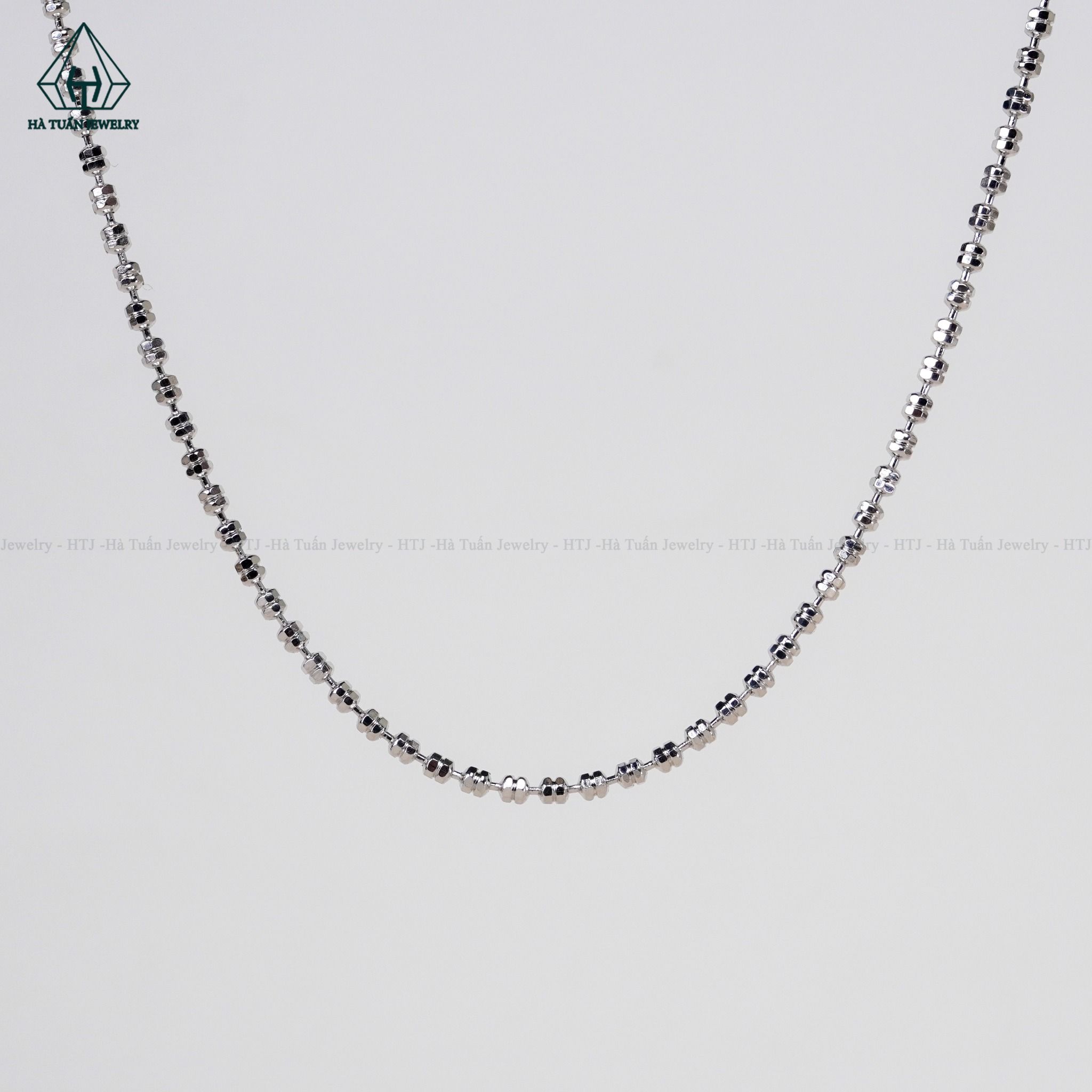 NCX077 1.8mm Dây chuyền bi đôi