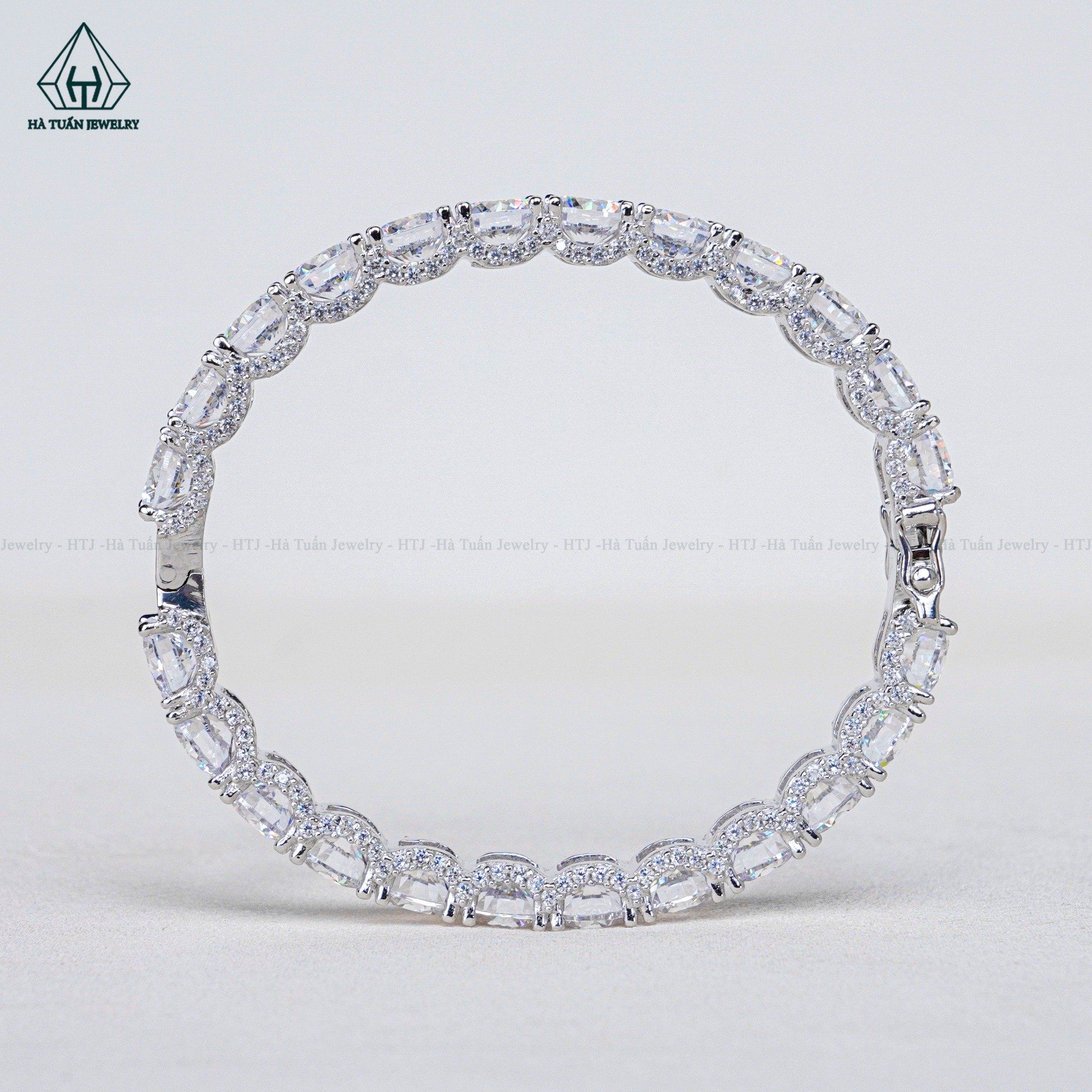 B929 6.5mm Lắc tay FULL đá cz