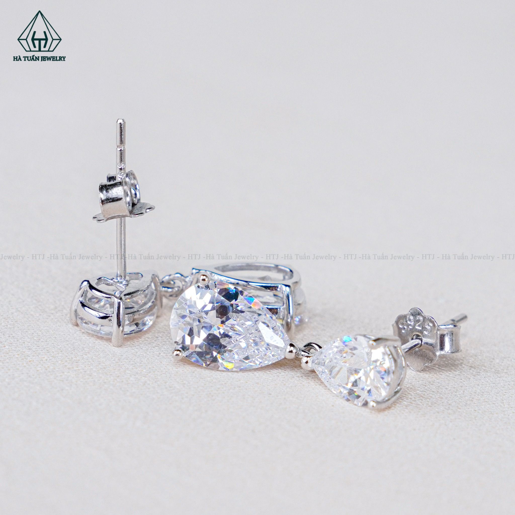 E046 Bông tai giọt nước