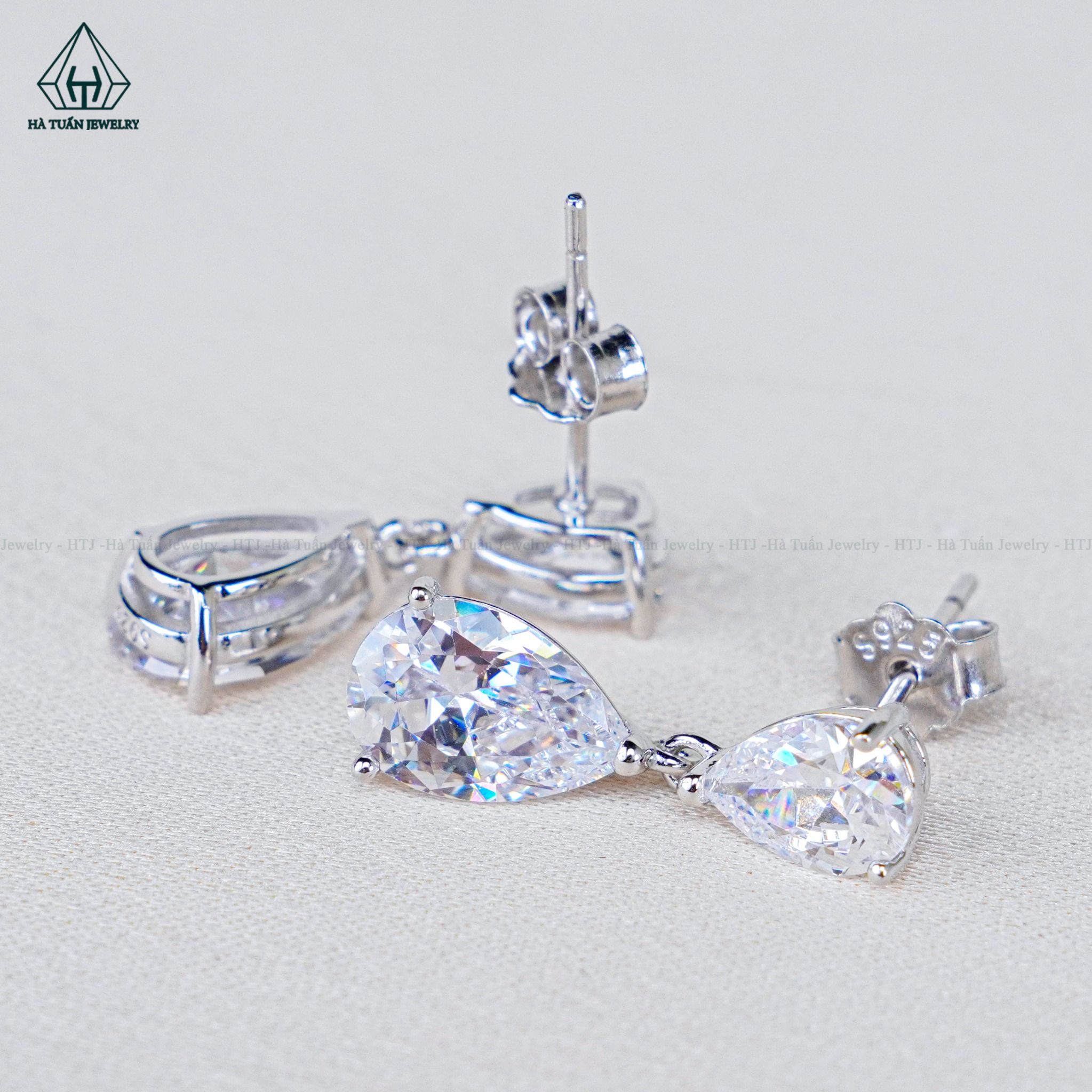 E046 Bông tai giọt nước