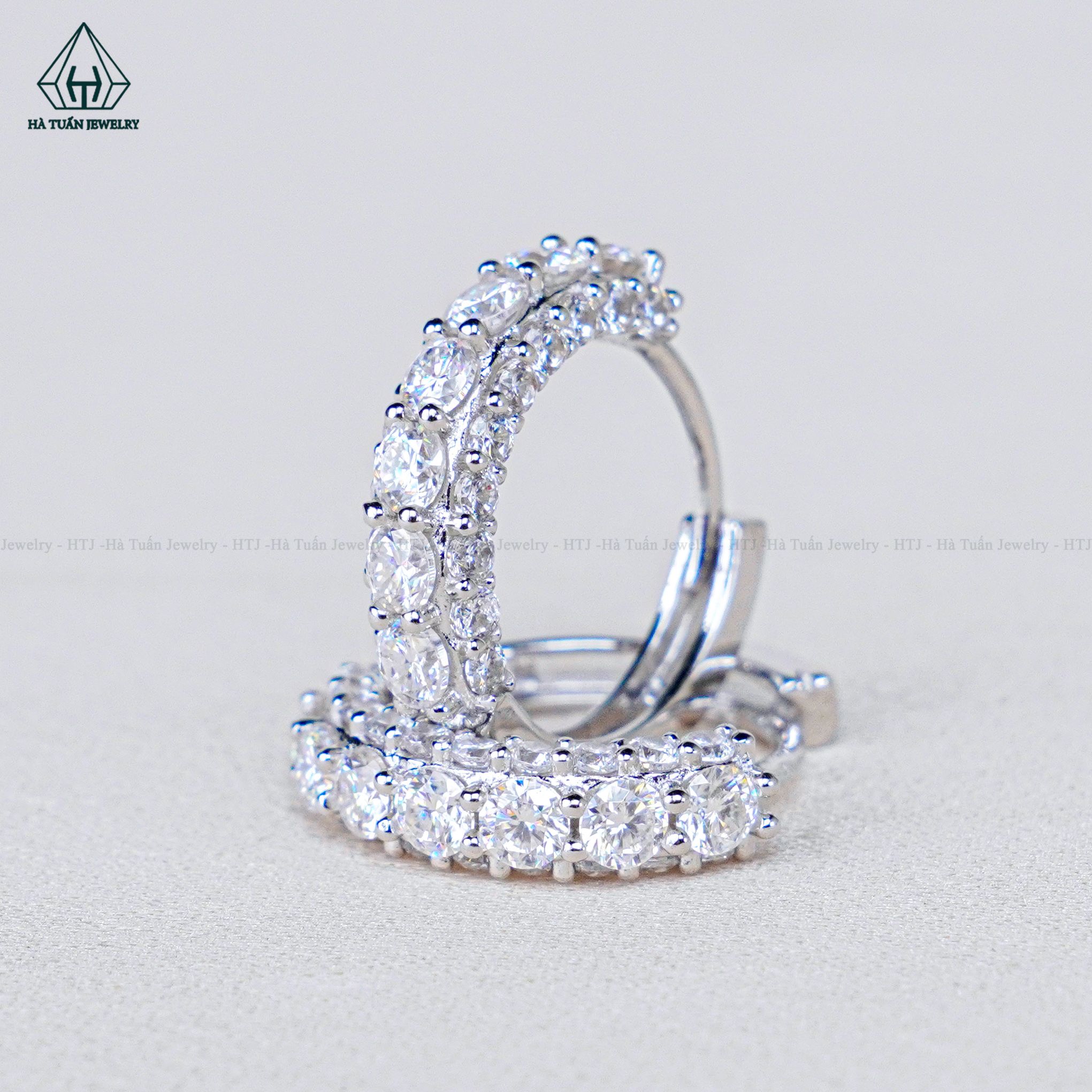 EX453 Bông tai khoen chủ Mois 2.5mm