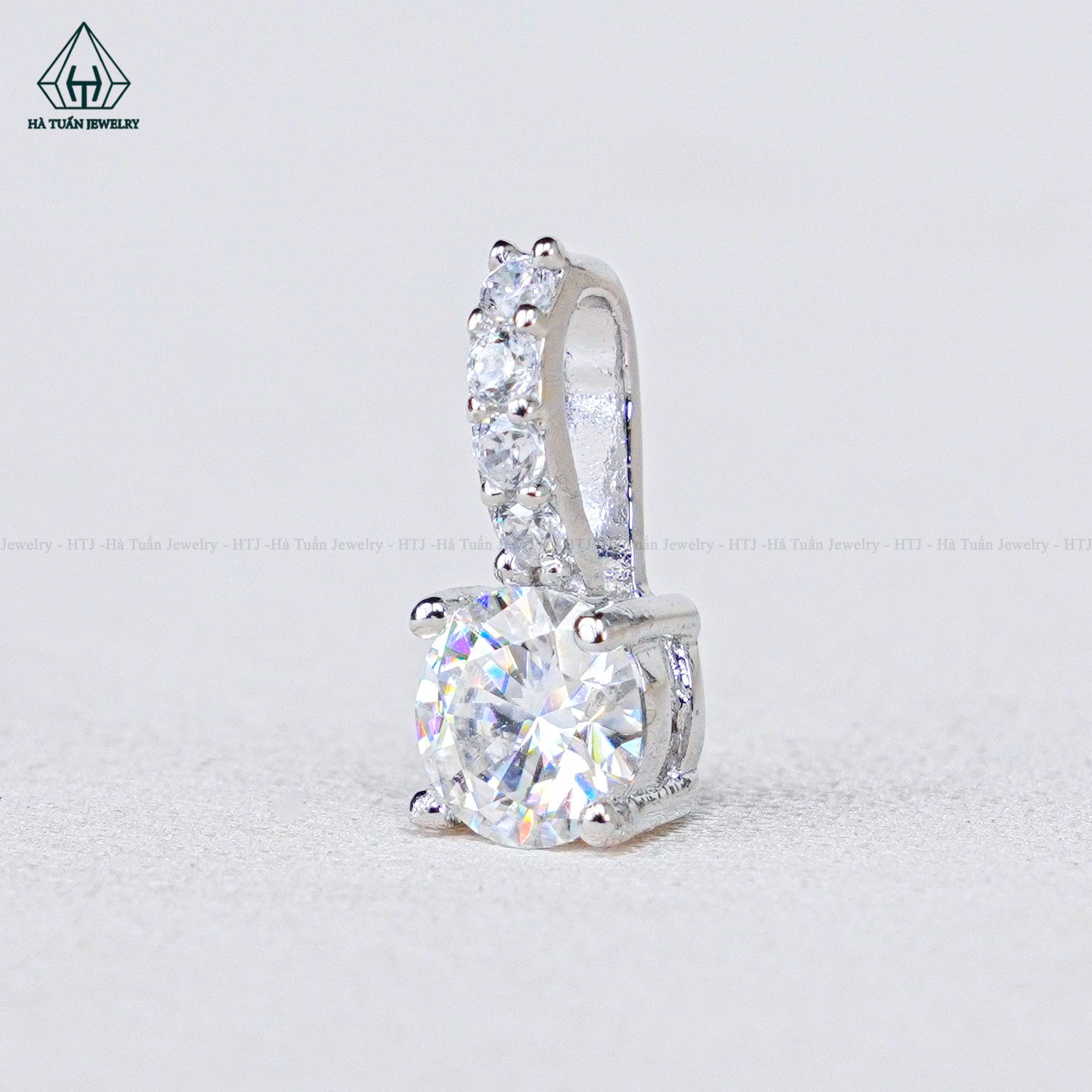 PX091 5-6-6.3mm Mặt dây 1 viên đá