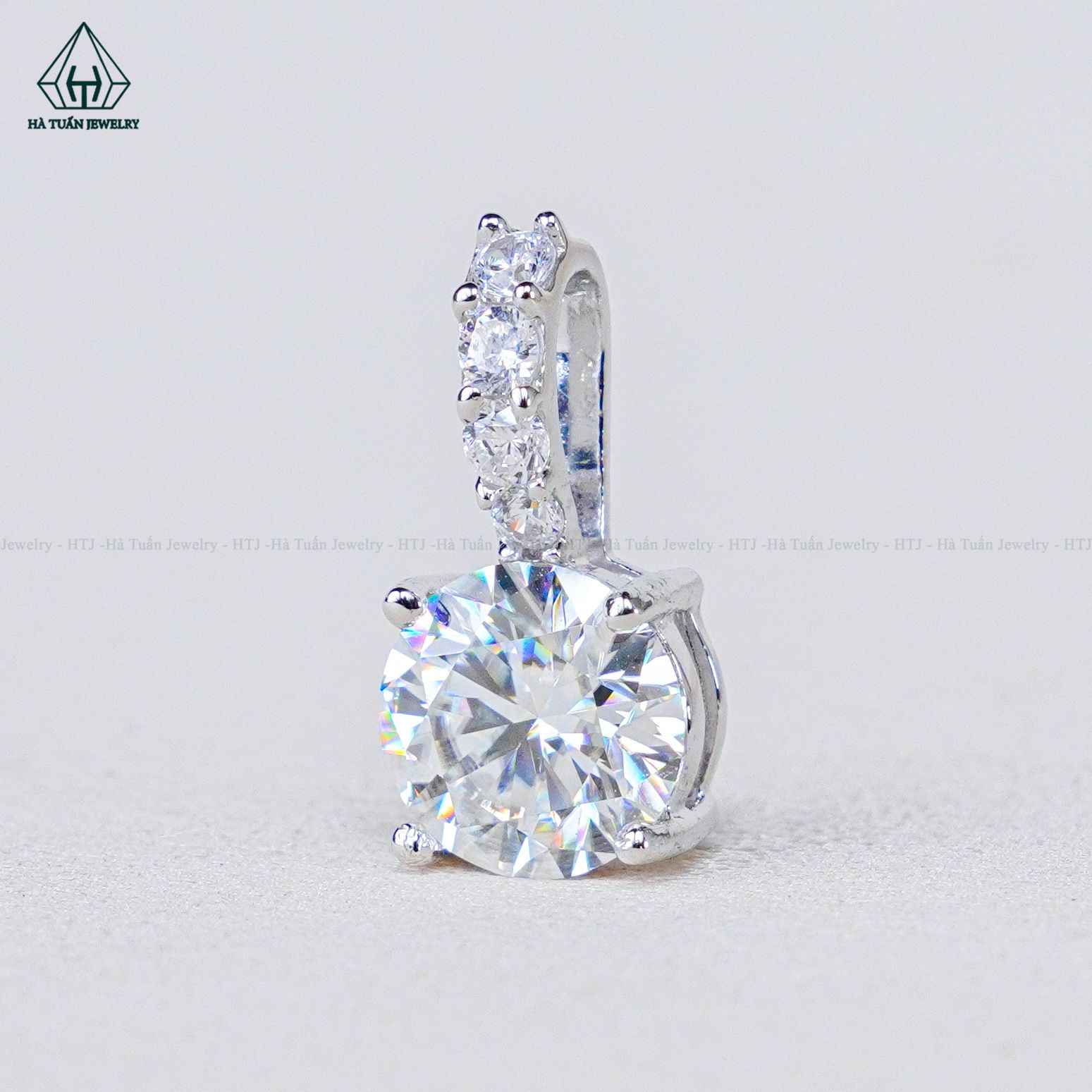 PX091 5-6-6.3mm Mặt dây 1 viên đá