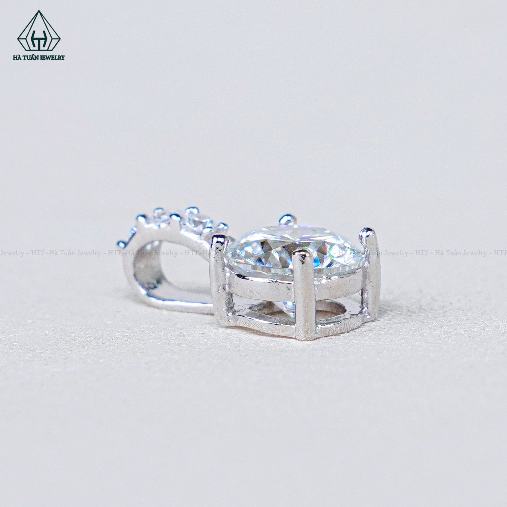 PX091 5-6-6.3mm Mặt dây 1 viên đá