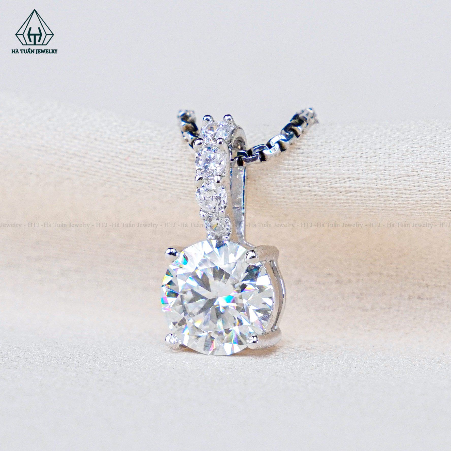 PX091 5-6-6.3mm Mặt dây 1 viên đá
