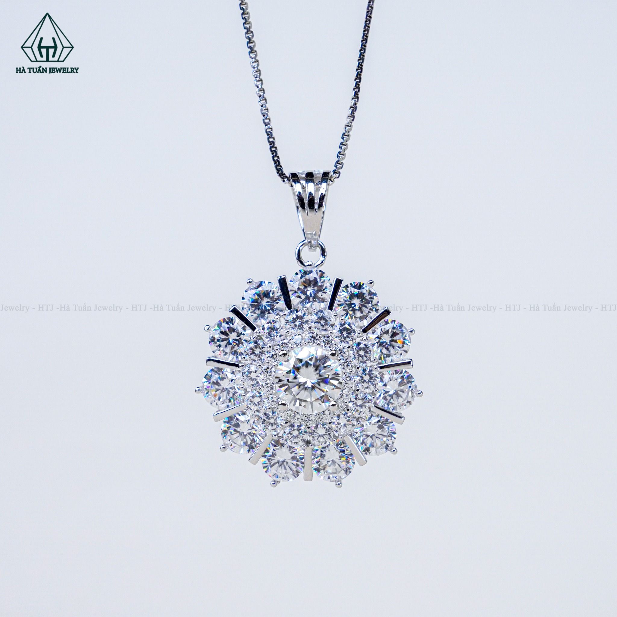 PX253 8.1mm Mặt dây chuyền hoa thanh