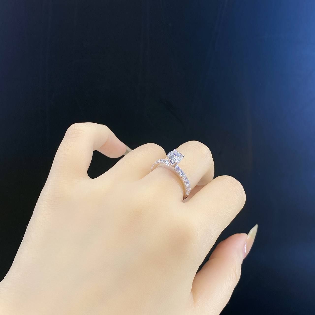 RX537 6mm Nhẫn nữ 4 chấu