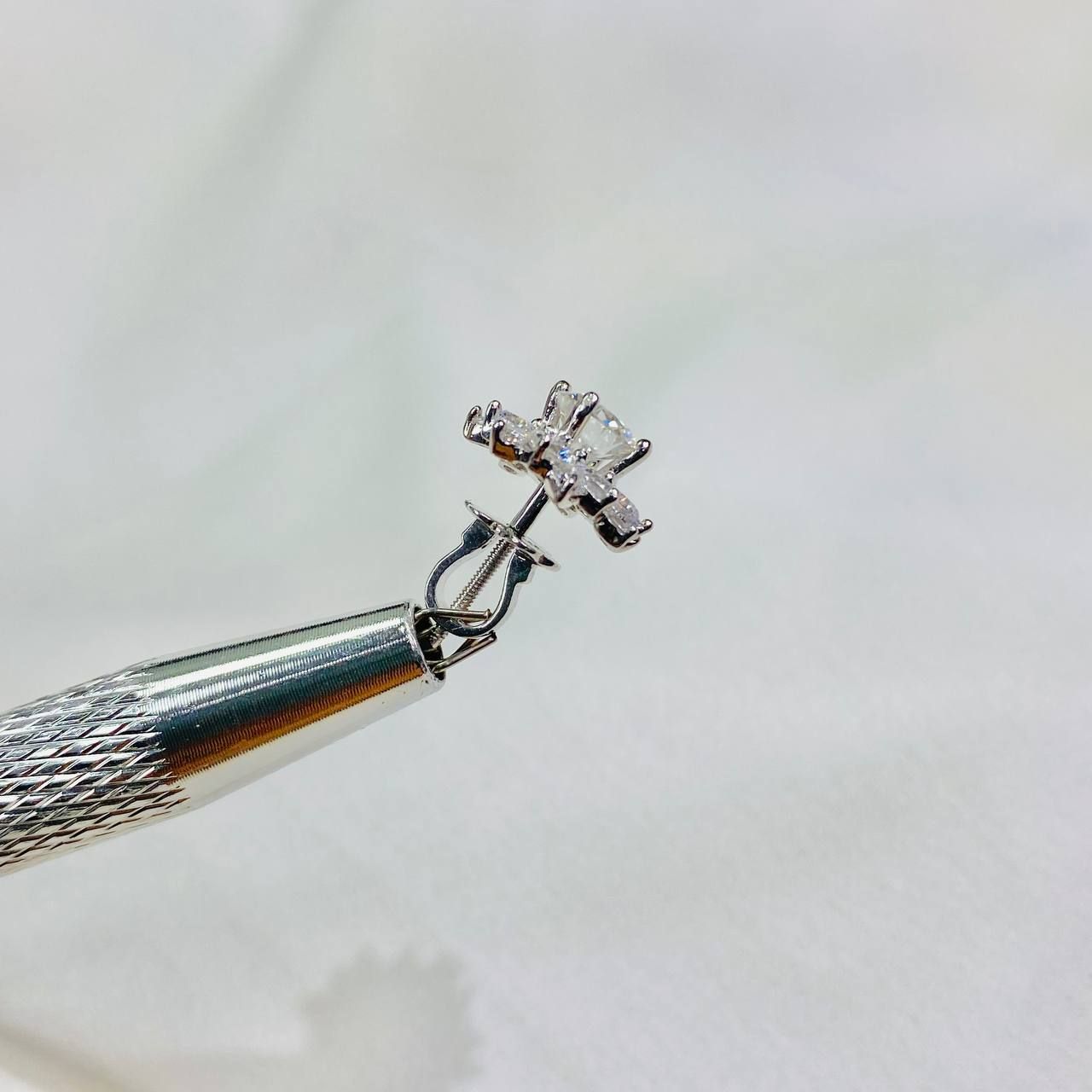 EX355 5.4mm Bông tai hoa viền nhọn
