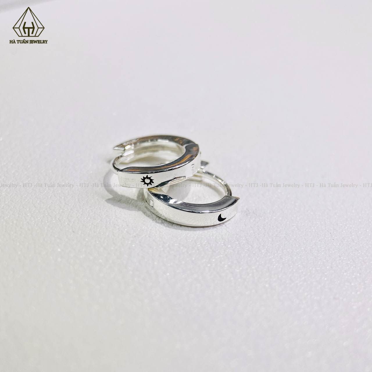 EB005 Bông tai khoen mặt trời