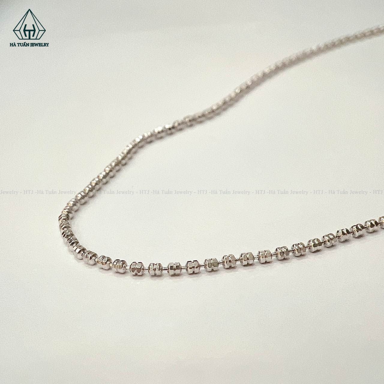 NCX077 1.8mm Dây chuyền bi đôi