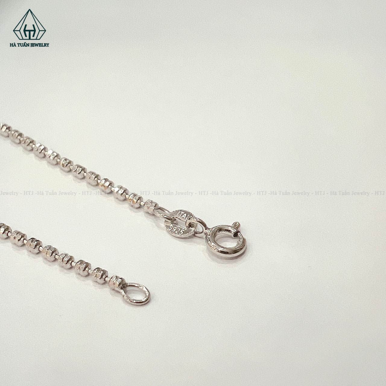 NCX077 1.8mm Dây chuyền bi đôi