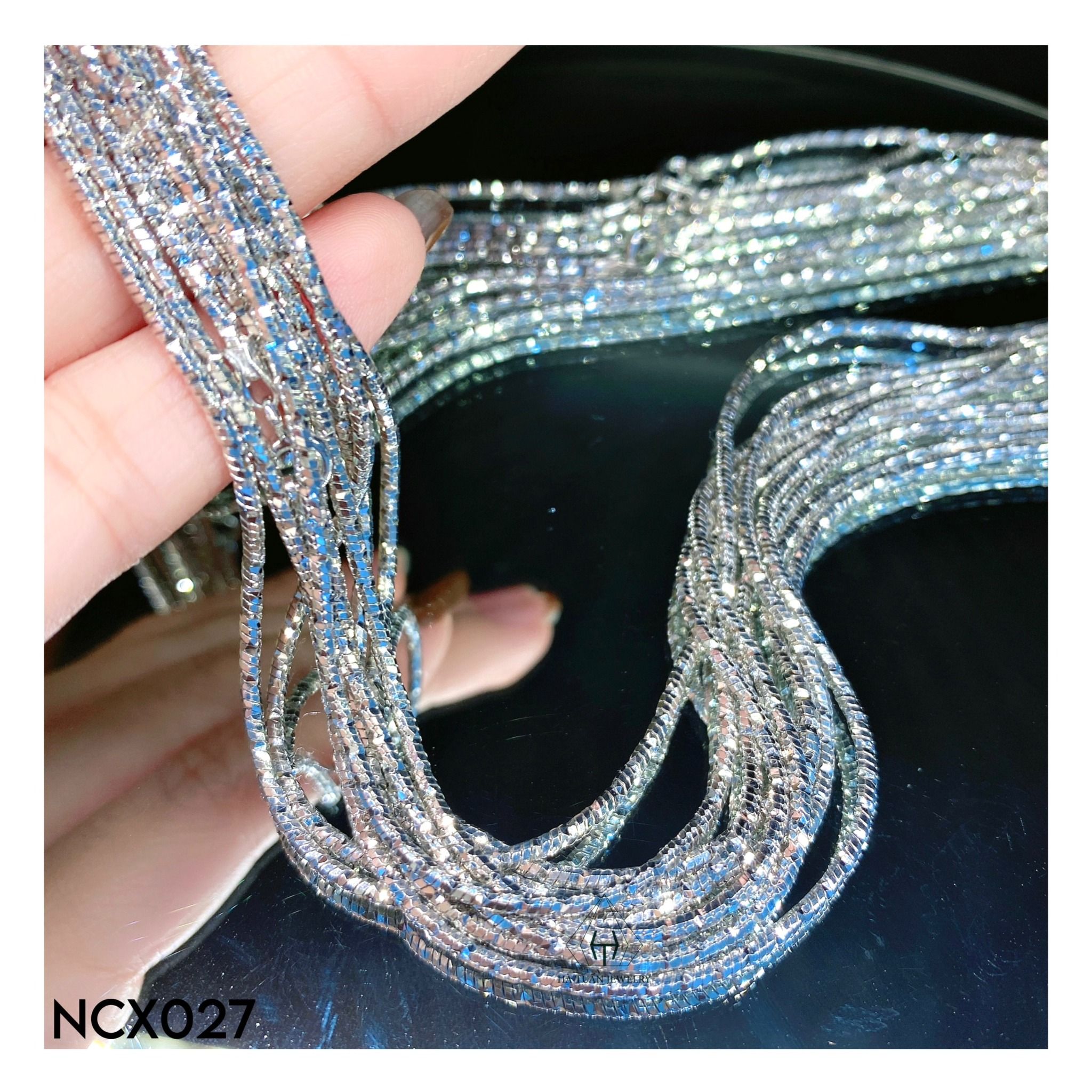 NCX027 1.7mm Dây chuyền mì khía