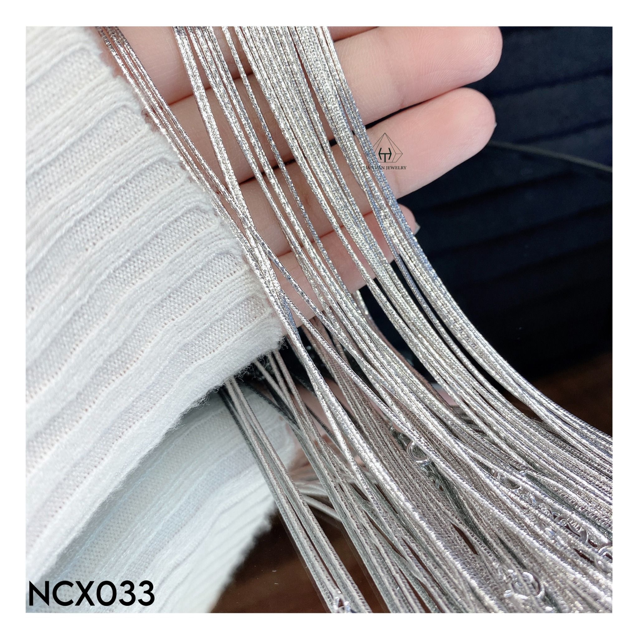 NCX033 1mm 45cm Dây chuyền mì