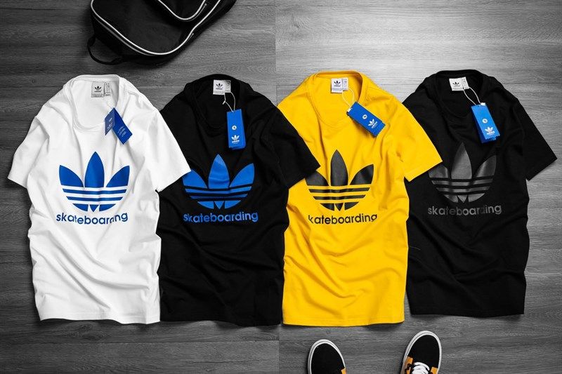 Áo thun adidas trơn cotton