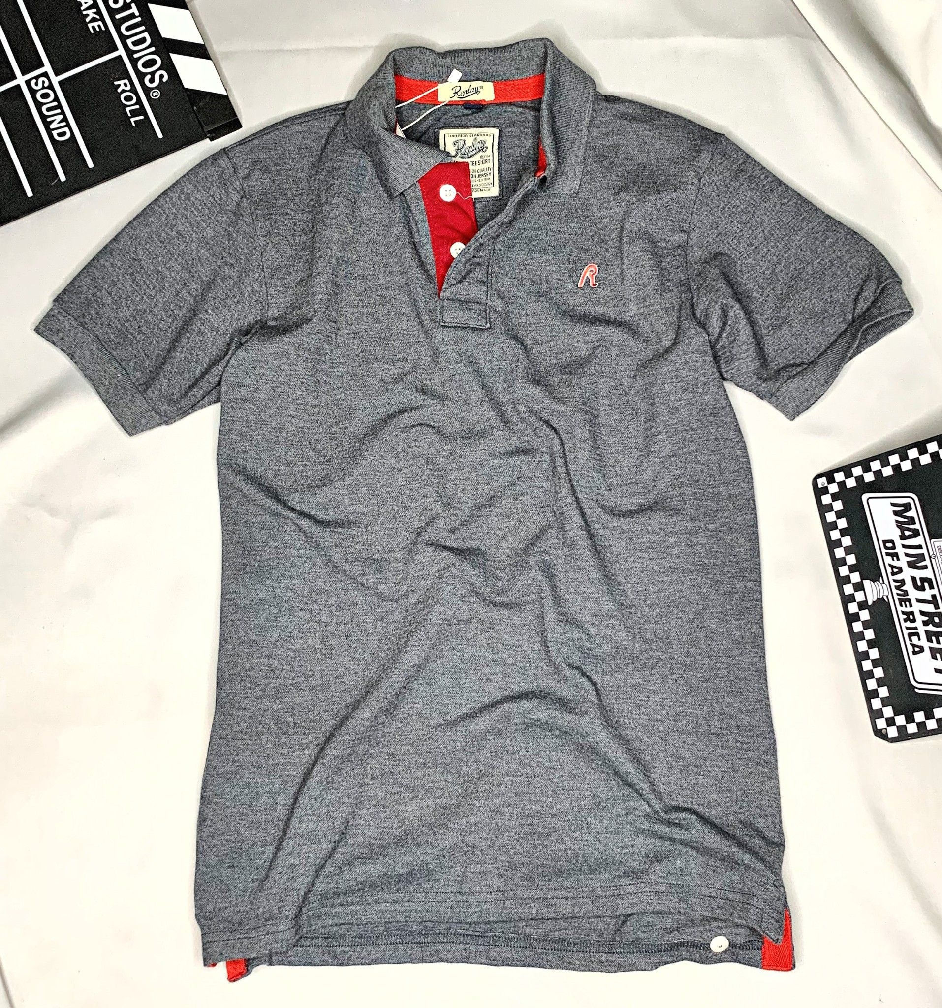 Áo thun polo logo R Replay