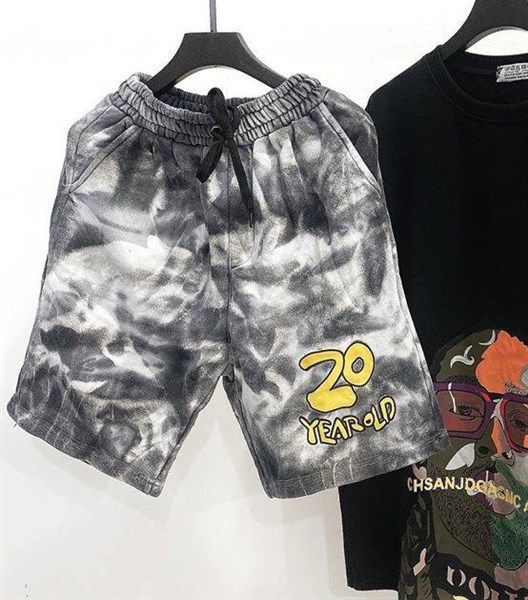 Quần short nỉ rằn ri 20yo