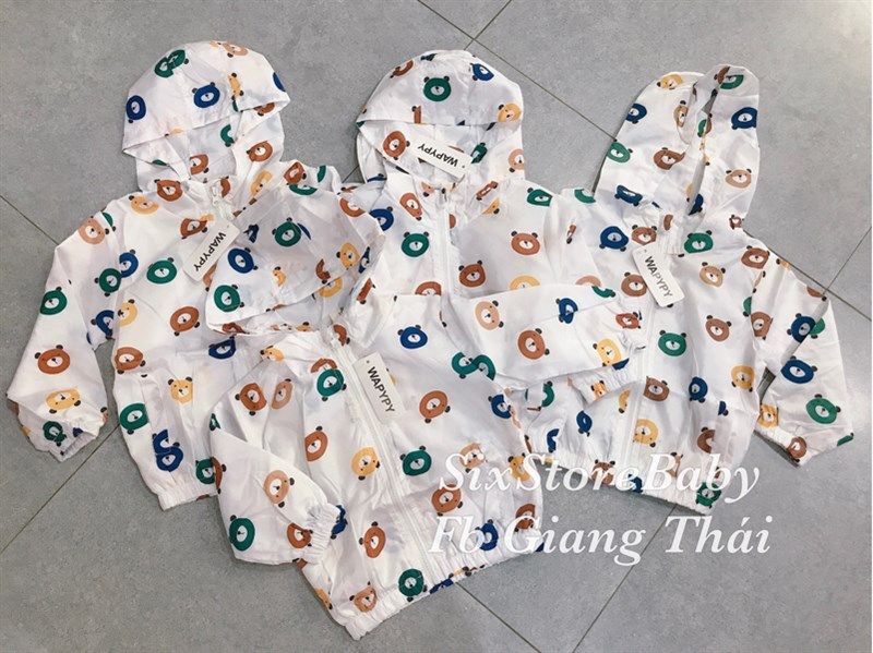 Áo khoác gấu 2lớp WAP