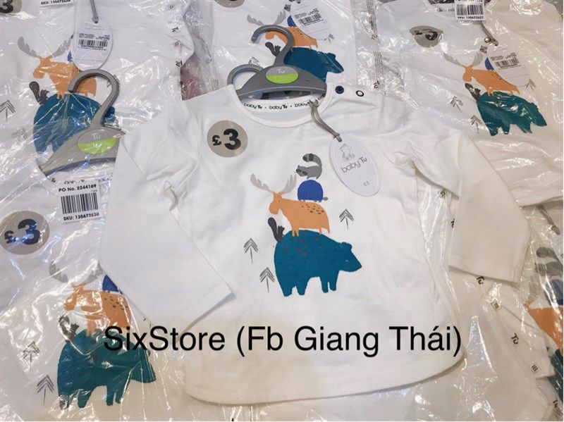 Áo trắng dài tay Tu