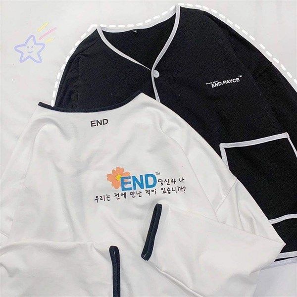Áo khoác cardigan Hoa End viền