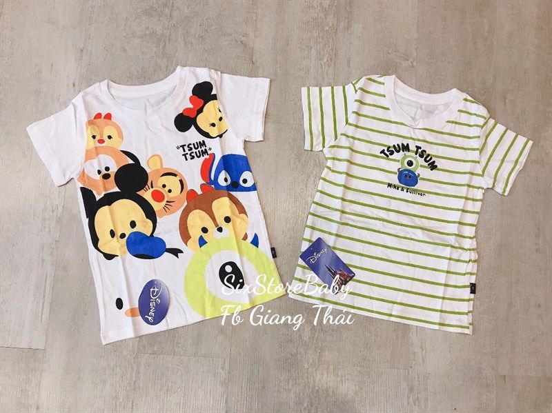 Áo phông trắng Disney