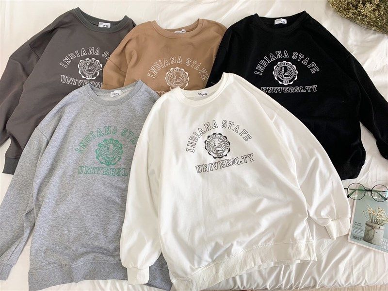 Áo sweater nỉ Univer