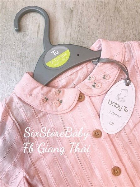 Bộ hồng thêu hoa TU