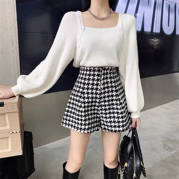 Quần short bố ziczac