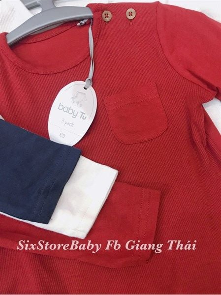 Set 3 áo đỏ Tu