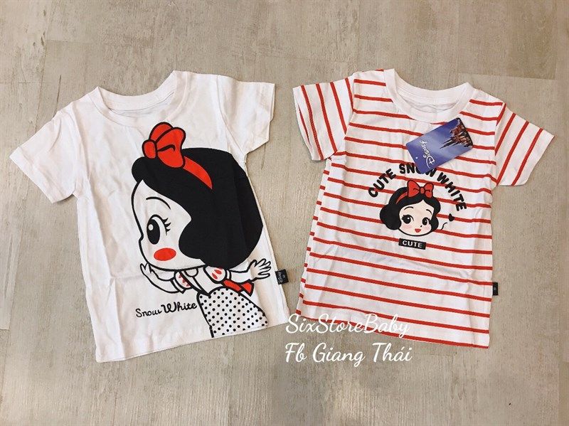 Áo phông trắng Disney