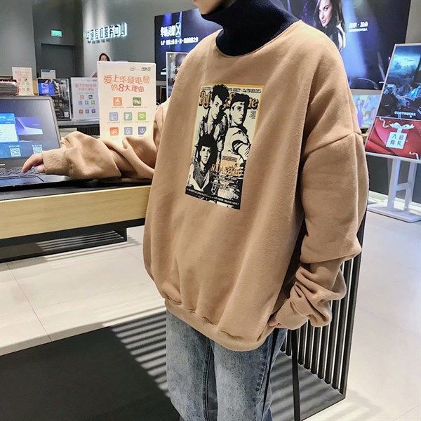 Áo sweater cổ len SODASTEREO