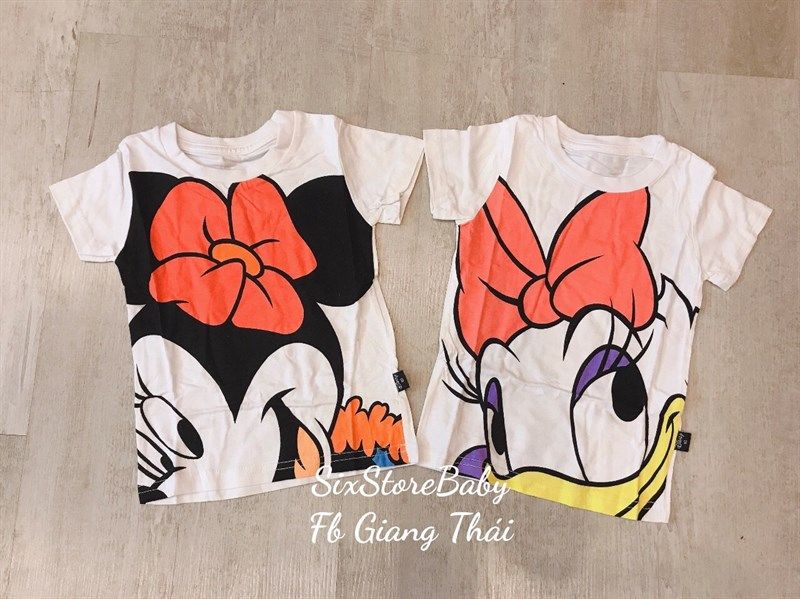 Áo phông trắng Disney