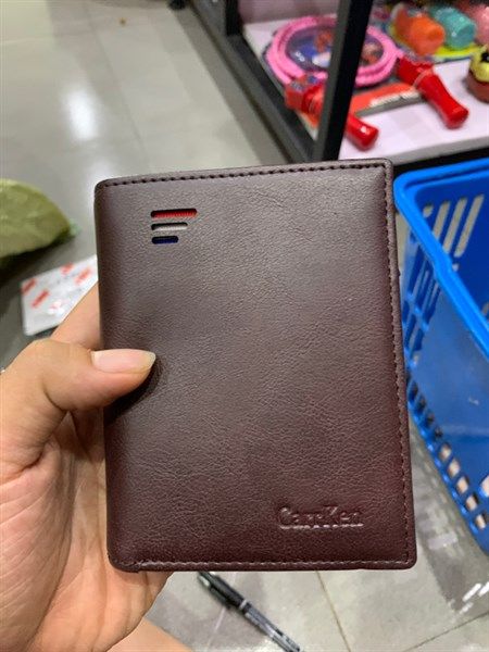Ví nam đứng Carrken khoá kéo