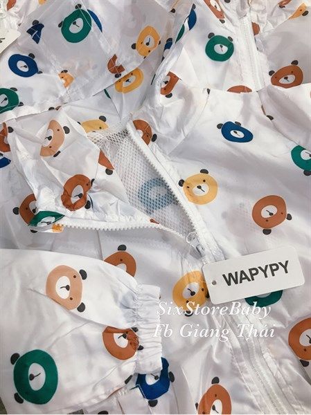 Áo khoác gấu 2lớp WAP