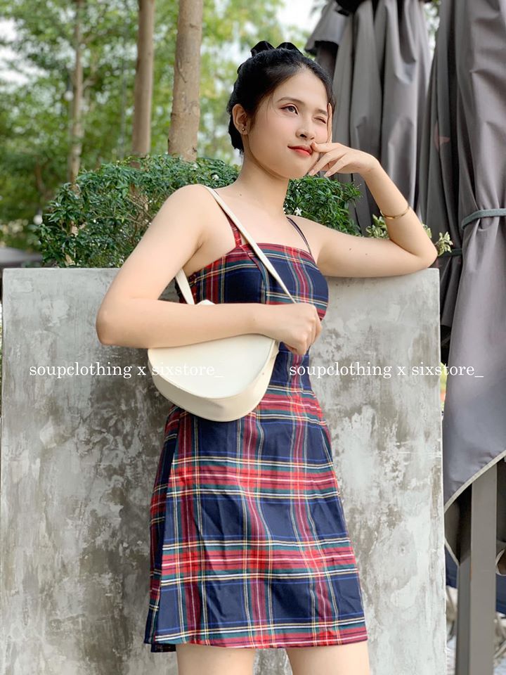 Đầm dây caro