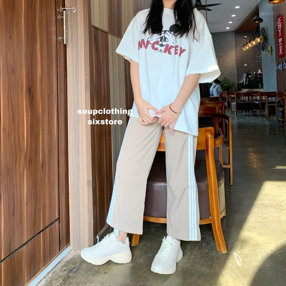 Quần culottes 3 sọc