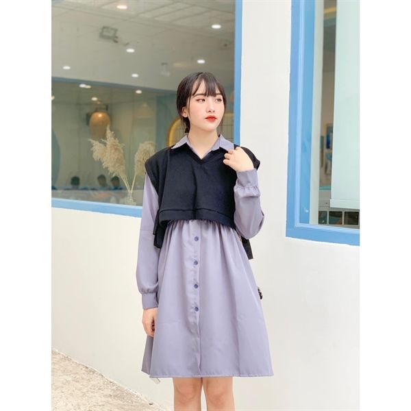 Set đầm bbd kèm ghile