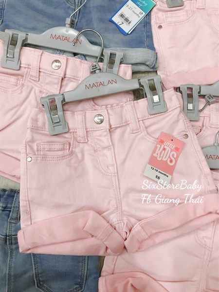 Quần short jean hồng Matalan