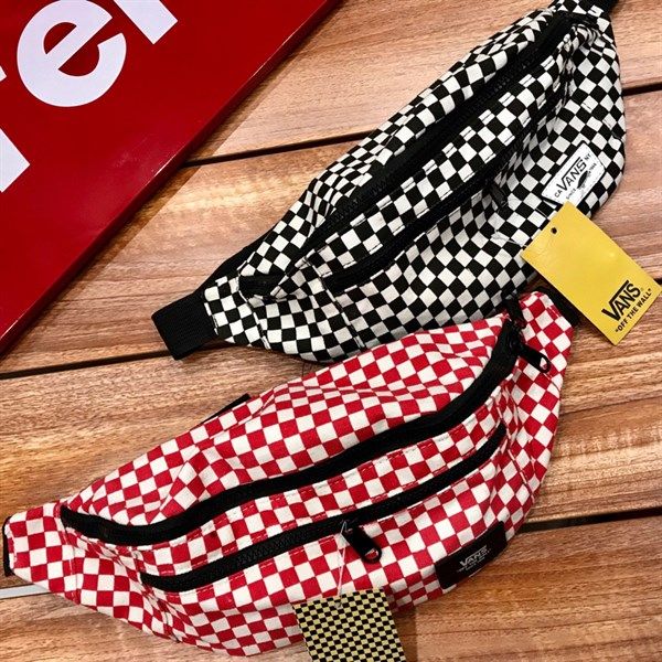 Túi đeo bao tử caro nhí Vans