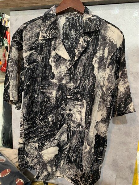 Áo sơ mi tay ngắn wax unisex
