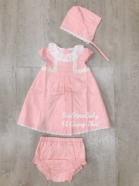 Set váy hồng ren Jam&Janny