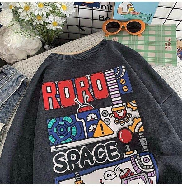 Áo sweater roro game over !!